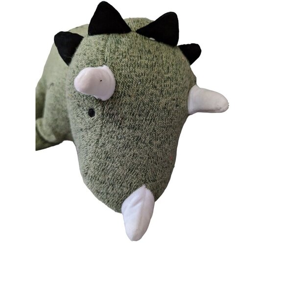 Pillowfort Green Triceratops Dinosaur Plush Toy Stuffed Animal 18" Soft Cuddly K - Picture 7 of 7